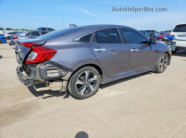 2HGFC1F96GH635258 2016 HONDA CIVIC Серый Задняя правая четверть