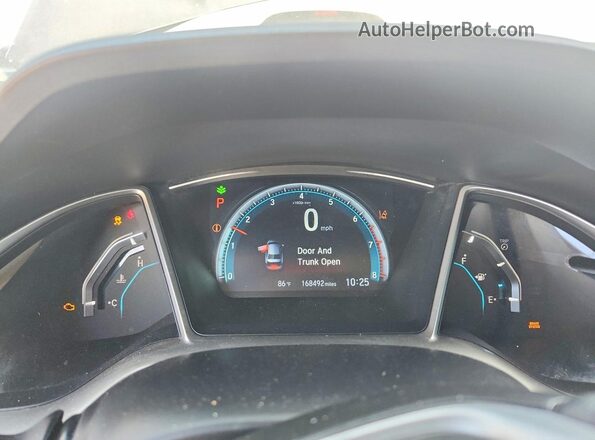 2HGFC1F96GH635258 2016 HONDA CIVIC Серый Вид щитка приборов