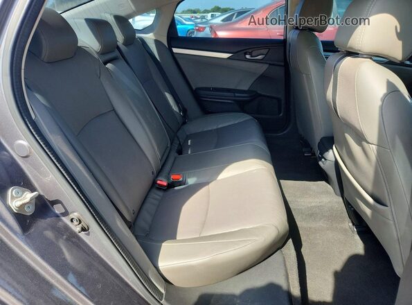 2HGFC1F96GH635258 2016 HONDA CIVIC Серый Вид задних сидений