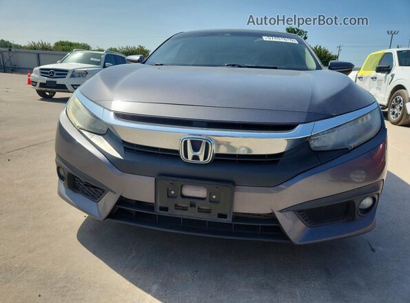 2HGFC1F96GH635258 2016 HONDA CIVIC Серый Вид спереди