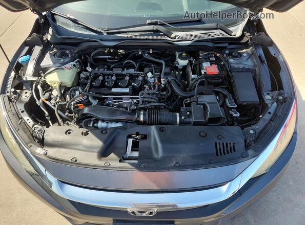 2HGFC1F96GH635258 2016 HONDA CIVIC Серый Вид задней части салона