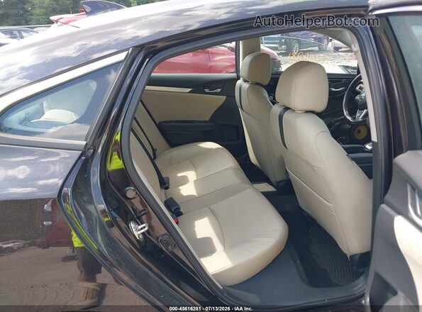 2HGFC1F96GH650150 2016 HONDA CIVIC Black VIN კოდის სტიკერის ხედი