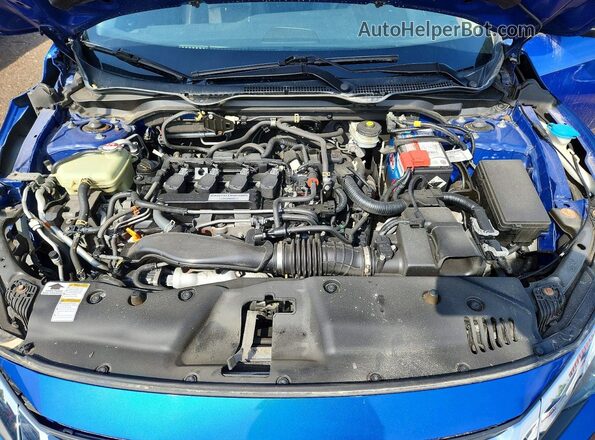 2HGFC1F97GH108359 2016 HONDA CIVIC Blue Vista interior trasera