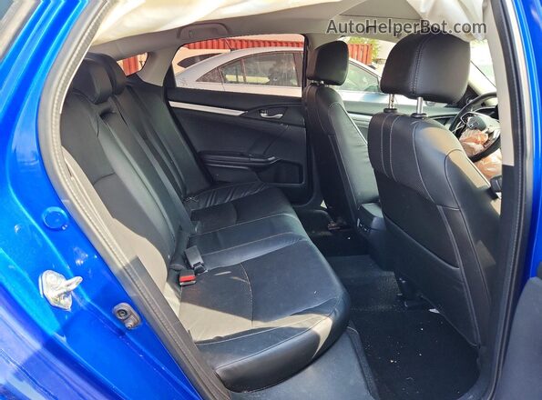 2HGFC1F97GH108359 2016 HONDA CIVIC Blue Vista de los asientos traseros