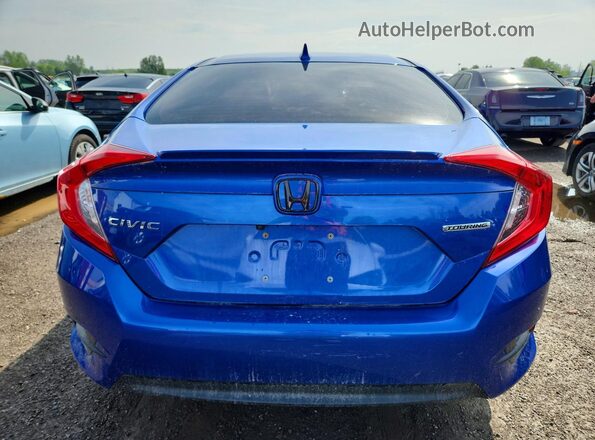 2HGFC1F97GH108359 2016 HONDA CIVIC Blue Vista trasera
