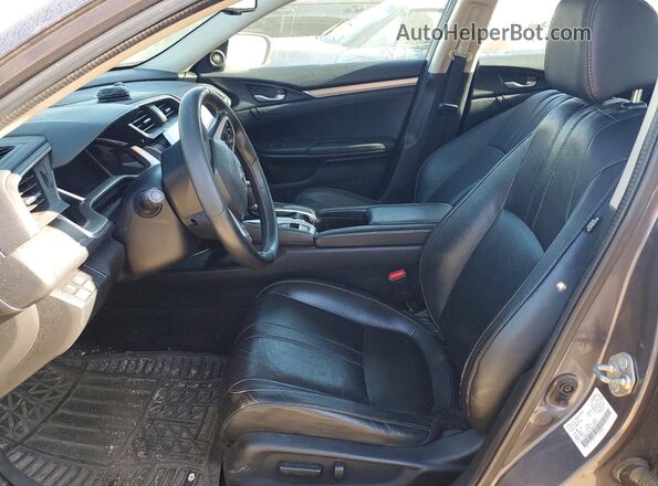 2HGFC1F97HH109707 2017 HONDA CIVIC Charcoal Widok wnętrza z przodu