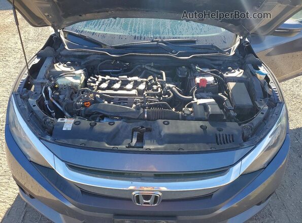 2HGFC1F97HH109707 2017 HONDA CIVIC Charcoal Widok wnętrza z tyłu