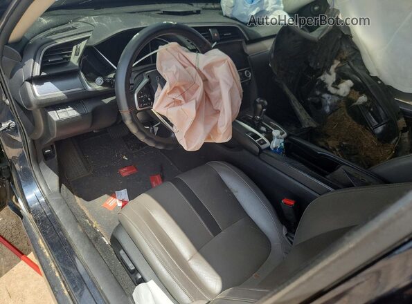 2HGFC1F97JH643554 2018 HONDA CIVIC Black Vista del salpicadero