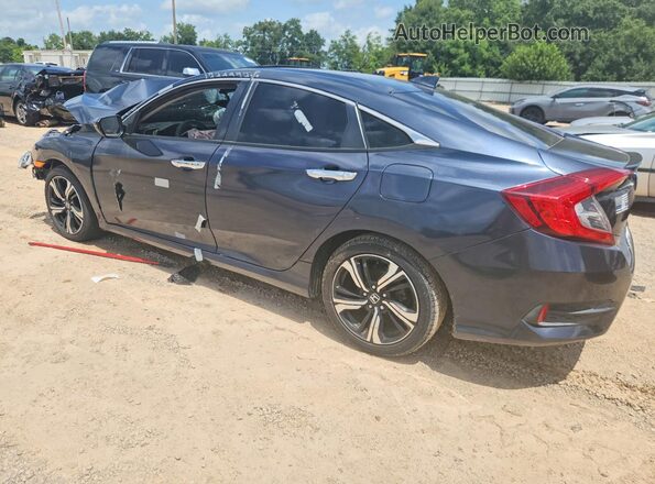 2HGFC1F97JH643554 2018 HONDA CIVIC Black Trasero izquierdo