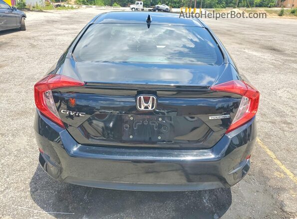 2HGFC1F99GH630944 2016 HONDA CIVIC Black უკანა ხედი