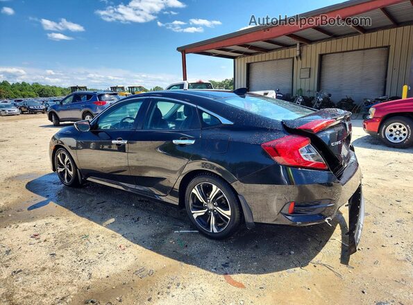 2HGFC1F99HH643517 2017 HONDA CIVIC Черный Задняя левая четверть