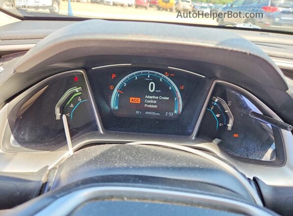 2HGFC1F99HH643517 2017 HONDA CIVIC Черный Вид щитка приборов