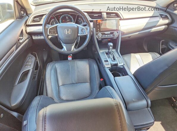 2HGFC1F99HH643517 2017 HONDA CIVIC Черный Вид панели приборов