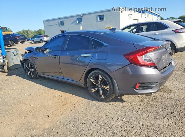2HGFC1F99JH102540 2018 HONDA CIVIC Gray Задня ліва чверть