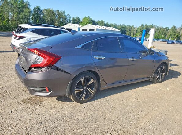 2HGFC1F99JH102540 2018 HONDA CIVIC Gray Задня права чверть