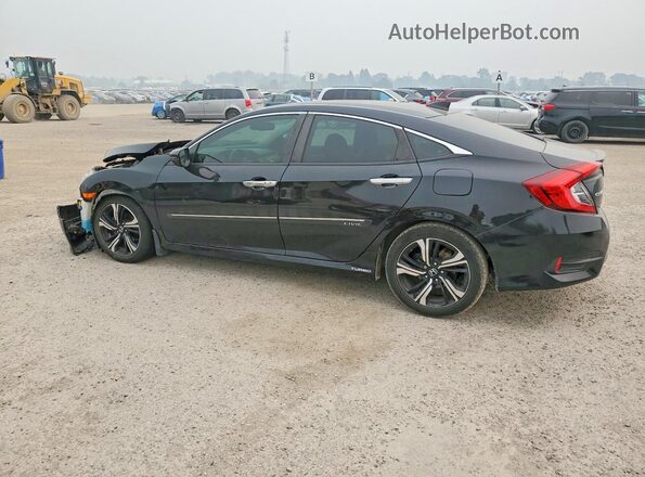 2HGFC1F99JH104434 2018 HONDA CIVIC Черный Задняя левая четверть