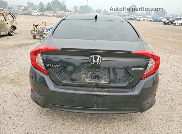 2HGFC1F99JH104434 2018 HONDA CIVIC Черный Вид сзади