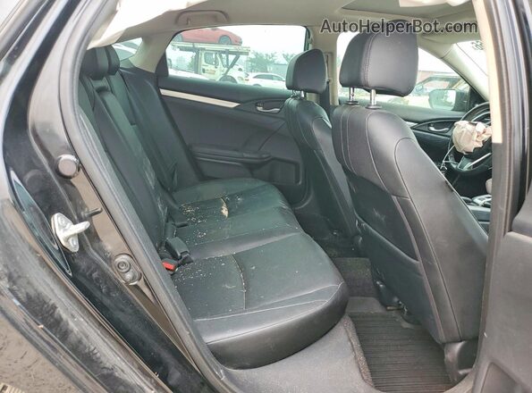 2HGFC1F99JH104434 2018 HONDA CIVIC Черный Вид задних сидений