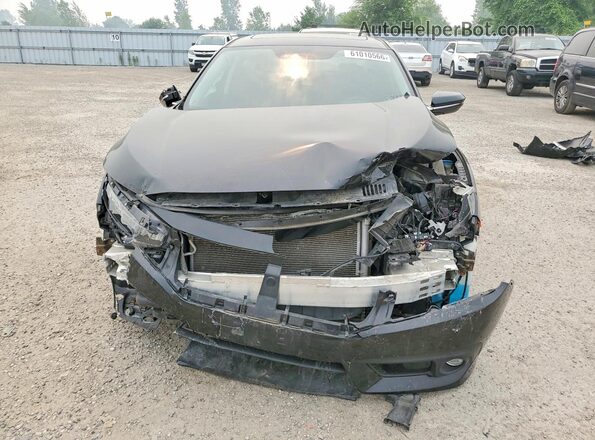 2HGFC1F99JH104434 2018 HONDA CIVIC Черный Вид спереди