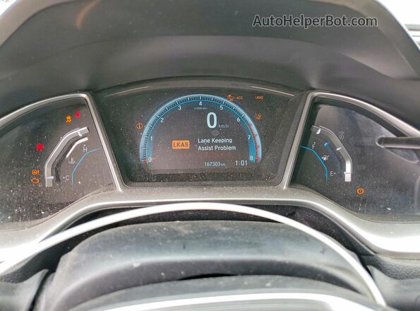2HGFC1F99JH104434 2018 HONDA CIVIC Черный Вид щитка приборов