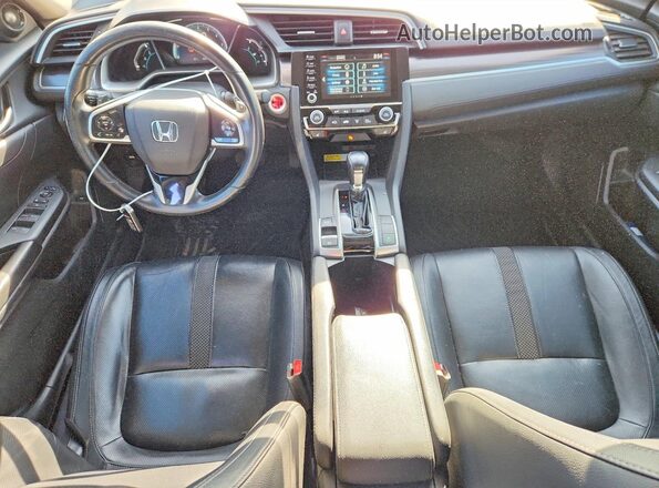 2HGFC1F99LH102203 2020 HONDA CIVIC Black Widok deski rozdzielczej