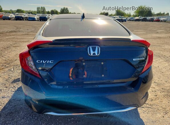 2HGFC1F99LH102203 2020 HONDA CIVIC Black Widok z tyłu