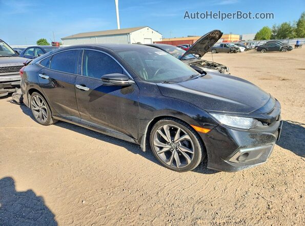 2HGFC1F99LH102203 2020 HONDA CIVIC Black Przód prawy