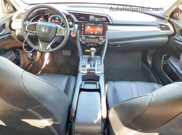 2HGFC1F9XJH103308 2018 HONDA CIVIC Silver წინა პანელის ხედი