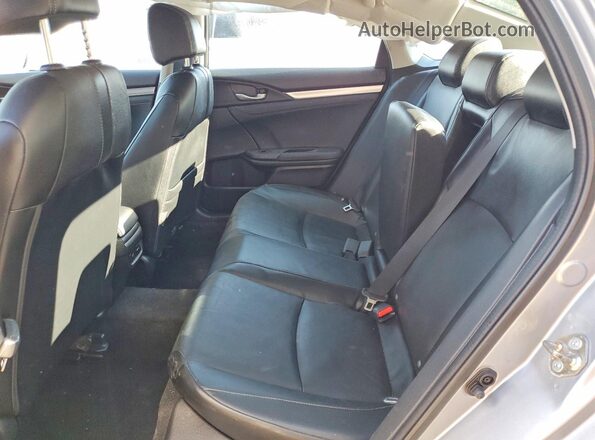 2HGFC1F9XJH103308 2018 HONDA CIVIC Silver უკანა სავარძლების ხედი