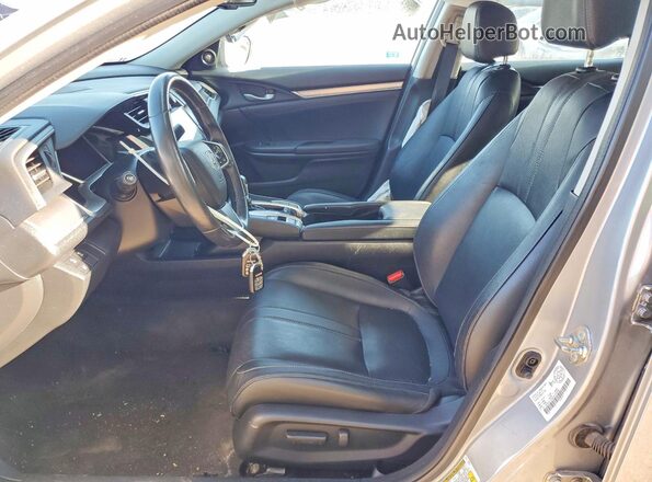 2HGFC1F9XJH103308 2018 HONDA CIVIC Silver წინა სალონის ხედი