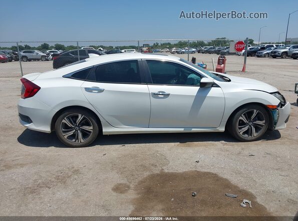 2HGFC1F9XJH641278 2018 HONDA CIVIC White Instrument cluster view