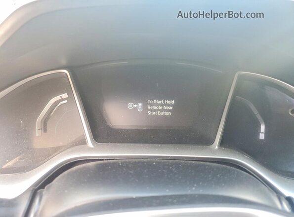 2HGFC1F9XKH101902 2019 HONDA CIVIC Gray ხელსაწყოთა პანელის ხედი