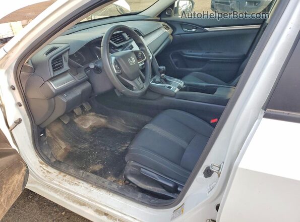 2HGFC2E50GH007040 2016 HONDA CIVIC White Widok wnętrza z przodu