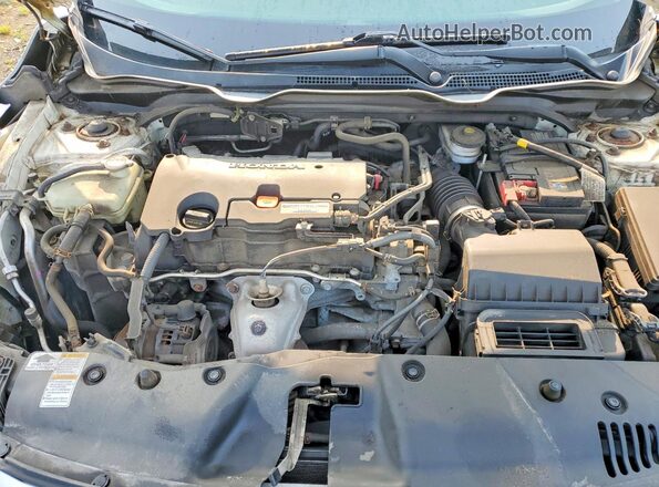 2HGFC2E50GH007040 2016 HONDA CIVIC White Widok wnętrza z tyłu