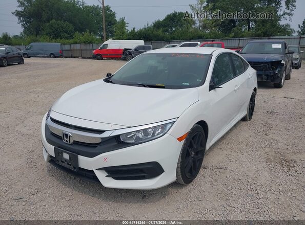 2HGFC2E52HH563030 2017 HONDA CIVIC White Instrument cluster view