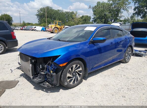 2HGFC2E57HH568305 2017 HONDA CIVIC Blue Vista tres cuartos delantera izquierda