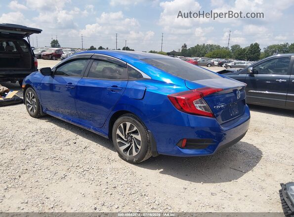 2HGFC2E57HH568305 2017 HONDA CIVIC Blue Trasero izquierdo