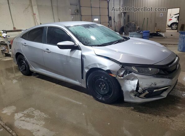 2HGFC2E60KH605629 2019 HONDA CIVIC Silver წინა მარჯვენა