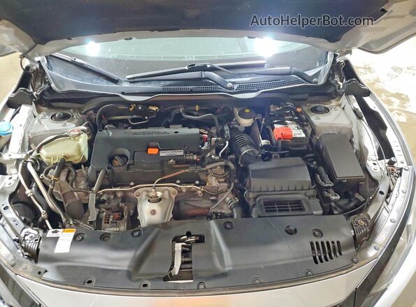 2HGFC2E60KH605629 2019 HONDA CIVIC Silver უკანა სალონის ხედი