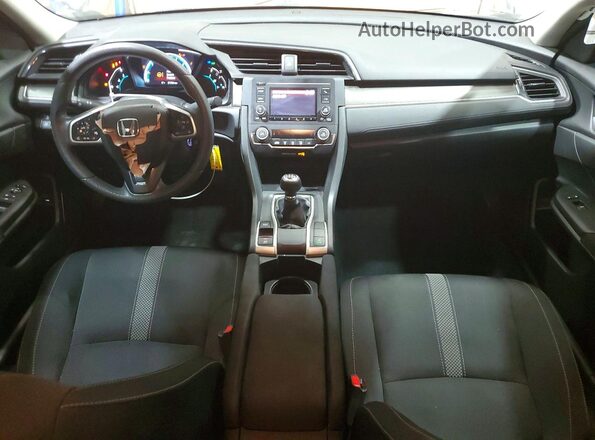 2HGFC2E60KH605629 2019 HONDA CIVIC Silver წინა პანელის ხედი