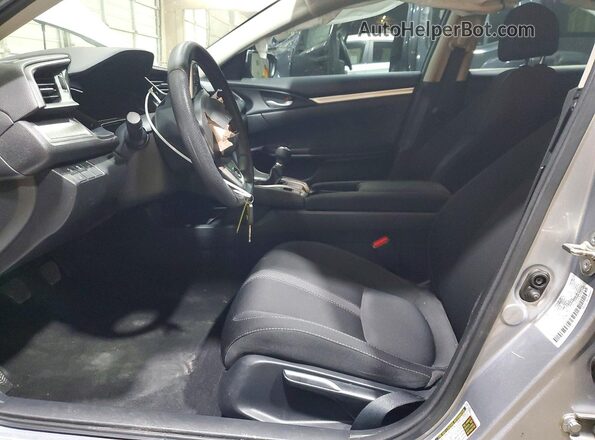 2HGFC2E60KH605629 2019 HONDA CIVIC Silver წინა სალონის ხედი