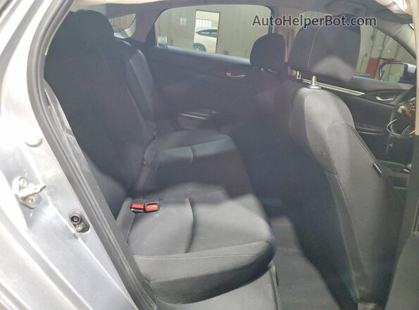 2HGFC2E60KH605629 2019 HONDA CIVIC Silver უკანა სავარძლების ხედი