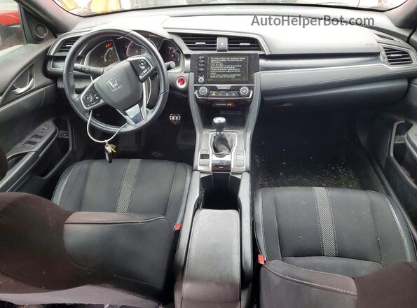 2HGFC2E80KH508996 2019 HONDA CIVIC Red Widok deski rozdzielczej