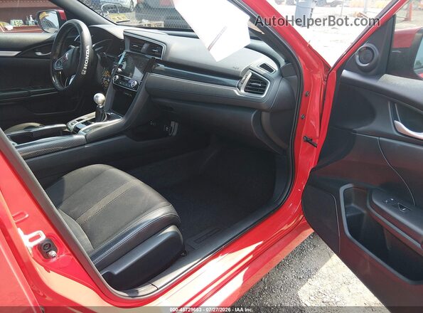 2HGFC2E82KH525945 2019 HONDA CIVIC Red წინა სალონის ხედი