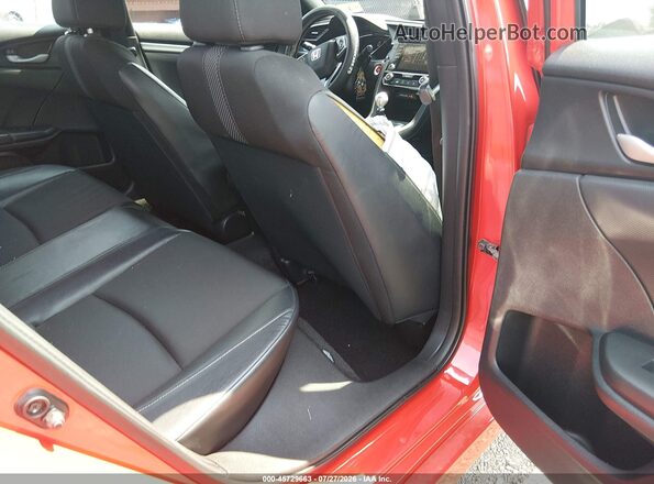 2HGFC2E82KH525945 2019 HONDA CIVIC Red VIN კოდის სტიკერის ხედი