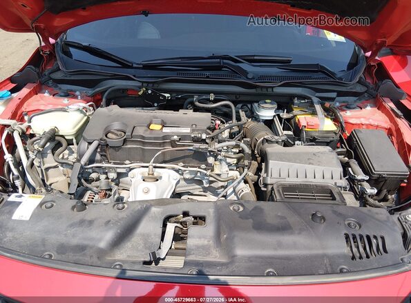 2HGFC2E82KH525945 2019 HONDA CIVIC Red უკანა ხედი