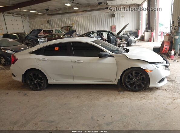 2HGFC2E82LH579117 2020 HONDA CIVIC White უკანა სალონის ხედი