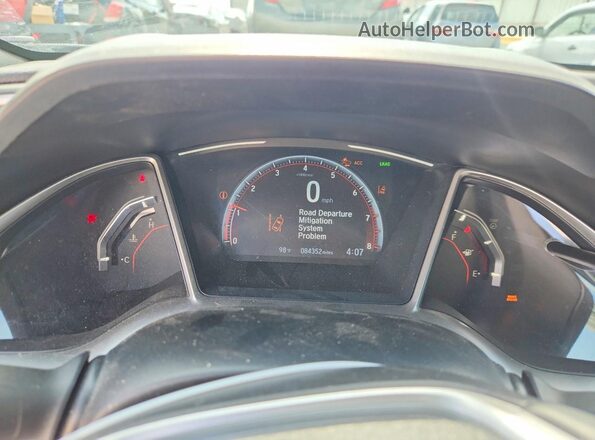 2HGFC2E83LH560298 2020 HONDA CIVIC White Widok zestawu wskaźników