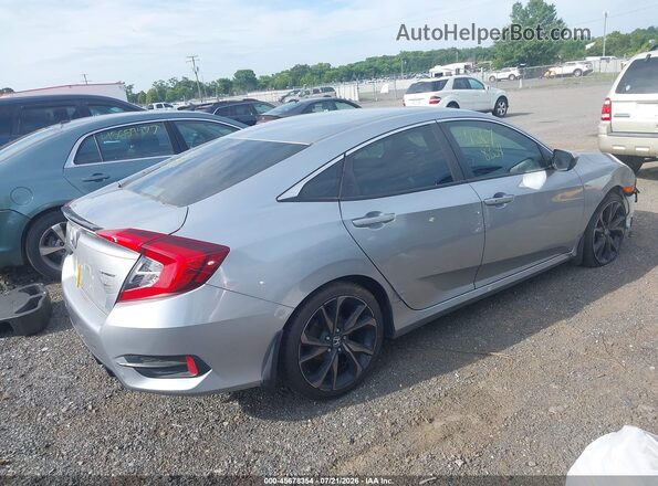 2HGFC2E85LH528517 2020 HONDA CIVIC Серебряный Задняя правая четверть