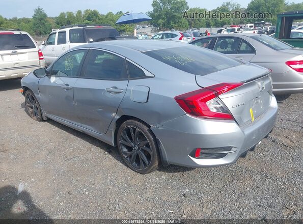 2HGFC2E85LH528517 2020 HONDA CIVIC Серебряный Задняя левая четверть